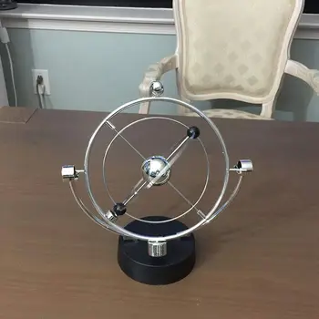 Perpetual Motion Stôl Socha Hračka - Kinetické Umenie Galaxy Planéty Rovnováhu Mobile - Magnetické Výkonný Office Home Decor Stola T