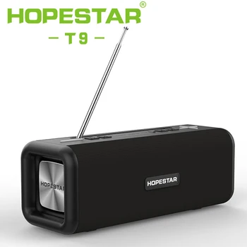 HOPESTAR T9 Prenosný Bluetooth Reproduktor High-Power Stĺpec Subwoofer Externú Anténu TWS Intercom Hudobné Centrum Nepremokavé FM TF
