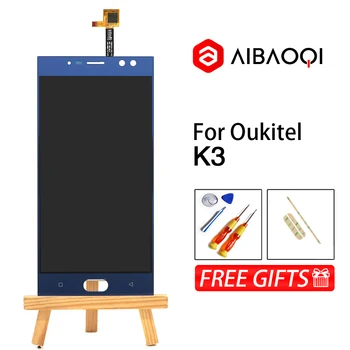 AiBaoQi Nový, Originálny 5.5 palcový Dotykový Displej+1920x1080 LCD Displej+Rám Montáž Náhrada Za Oukitel K3 Android 7.0 Telefón
