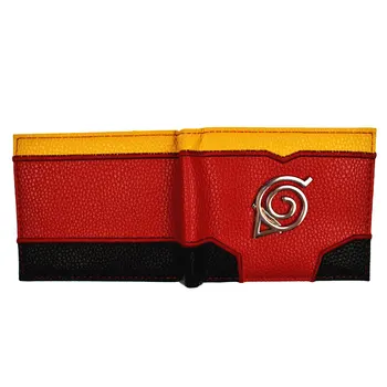 Hot Predaj Anime Naruto Peňaženky, pánske Krátke Kabelku Cool Dizajn Chlapca Peňaženky