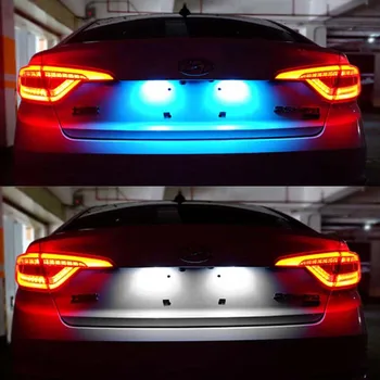 BOAOSI 2x Žiadne Chybové Pre Chevrolet Cruze Camaro Captiva auto príslušenstvo Biele LED poznávacia Svetlo Lampy