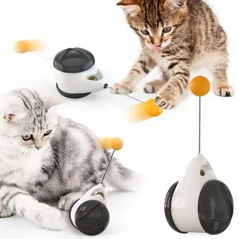 Nové Poháre Hojdačka, Hračky Pre Mačky Mačiatko Interaktívne Self-Zostatok Mačka Naháňa Catnip Pet Products Zábavné Nepravidelný Rotujúce