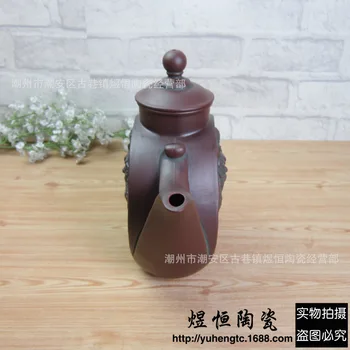 Autentické Yixing Kanvica Starožitné Dragon Hrniec Čínske Zdravotné Teaware Fialová Hliny Čaj Nastaviť Čaj Maker Hrniec Vintage Veľká Kapacita 1,5 L