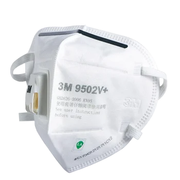 3M 9502V+ Maska KN95 Respirátor Anti-haze Ochranné hlavový most pleťové Masky S Ventilom Anti-častíc Filter Materiálu Rýchle dodanie