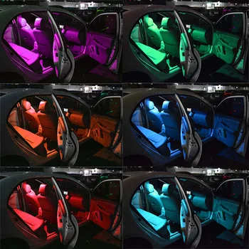 2x LED RGB T10 W5W Canbus LED Parkovanie Odbavenie Svetlo Na Kia Rio K2 3 Sportage Duše Cerato Ceed Ford focus 2 Mazda 3 6 8
