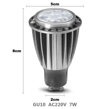 [DBF]7W LED GU10 Žiarovka Vymeniteľné Povrchovú montáž LED Downlight Teplá/Studená Biela Stropné Bodové Svetlo pre Kuchyňa Pic, TV joj
