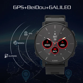 EZON T935 Športové Hodinky Vodotesné GPS Tréning Vplyv Tepovej frekvencie Virtuálne Králik Stopky APLIKÁCIE Kalendár Synchronizácia Údajov