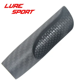 LureSport 2ks Uhlíka Grip 3 K tkané 8 cm rukoväť pre FUJI VSS Cievky Sedadla Rod stavebná zložka Tyč Oprava DIY prázdne