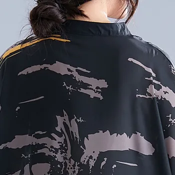 Plus Veľkosti 4XL 5XL 6XL Šaty Pre Ženy Veľký Veľkosť Župan Femme Tlač Maxi Šaty Vintage Tričko Dovolenku Šaty Sundress Vestidos 2020