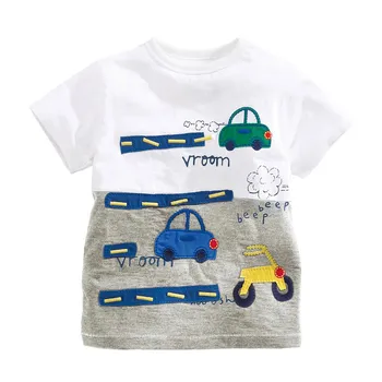 Detské tričko Dievčatá Chlapci T-shirt Detské Oblečenie Dievčatko, Chlapec Letné Tričko Tees