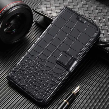 Prípade Flip Luxus pre Asus Zenfone 4 ZE554KL puzdro Peňaženky Krokodíla textúry Kože Knihy Telefón Coque