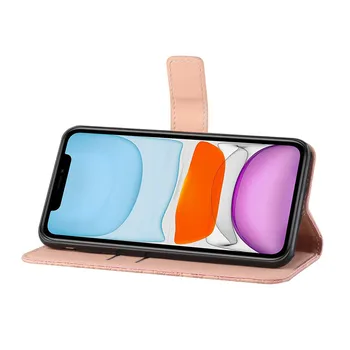 Kože Flip puzdro Pre iphone 11 12 Pro Max Mini XR XS X Prípade Peňaženky Kartu Telefónu Kryt Pre iphone SE 2020 8 7 Plus 6 6S Prípadoch