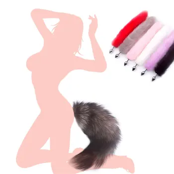 Zadok Plug Kovové Análny Plug Fox Chvost Sexuálne Hračky Pre Ženy, Páry Análny Rozšíriteľná Hry Pre Dospelých Buttplug Erotické Pomôcky Sex Shop