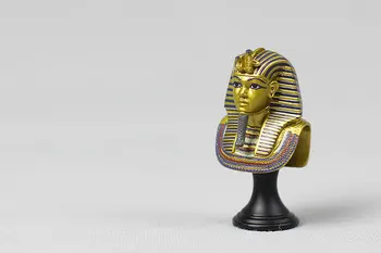 Vysoká Kvalita Poprsie Starovekého Egypta Faraóna Kráľovná Simulačný Model Sochy Obrázok Hračka