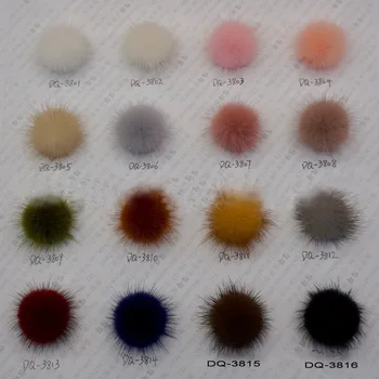 50pcs vo farbe, 40 mm, Kožušiny, Remeselné pompon loptu pom pom krásne pompoms pre sponky do vlasov vlasy barrettes ornament príslušenstvo GR101