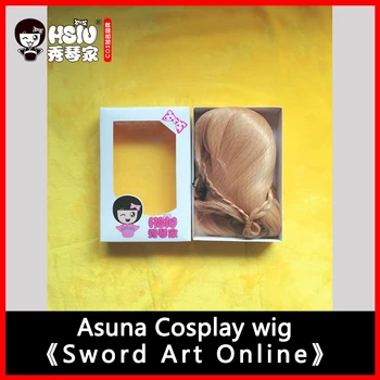 HSIU 100 cm dlhá parochňa Sword Art Online Cosplay Parochňu Asuna Kostým Hrať Parochne Halloween party Anime Hry Vlasy Vysokej Kvality
