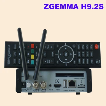 NOVÁ Verzia ZGEMMA H9.2S operačný systém Linux Enigma2 Digitálne 4K UHD DVB-S2 prijímač 2000 DMIP twin Satelitná TV tunner Reicever dekodér