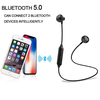 Magnetické Hudby Bezdrôtové Bluetooth Slúchadlá 5.0 Neckband Šport Basy Stereo Handsfree slúchadlá s Mikrofónom pre Samsung Pre iPhone