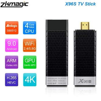 Smart TV Box X96S 2 GB, 16 GB 4G 32 GB Android 8.1 TV Box 5.0, WiFi, Bluetooth 1000M Media Player x96 tv box android Tv Stick