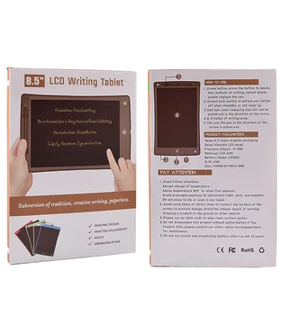 Hot Predaj Klasický 8.5 Palcový LCD Písanie Tablety pre Deti Písanie Kreslenie, Čierna/Červená/Modrá Tri Farby s Čistou Zámok