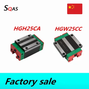Pôvodné predaj veľkosť rovnaké ako HIWIN 1pcs HGH25CA /HGW25CC blok listov vozňov Červená-zelená pre CNC časti
