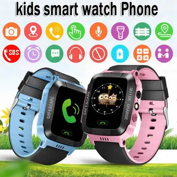 Q528 Smart Hodinky s GPS a GSM Lokátora Obrazovke Tracker SOS pre Deti, Deti android hodinky