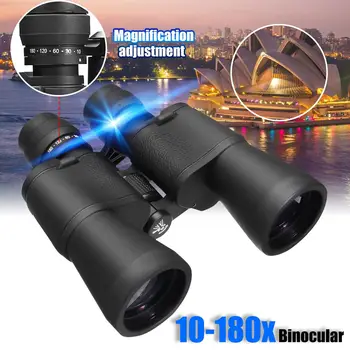 10-180x100 HD Optický Zoom Binokulárne Nízke Svetlo Nočné Videnie Široký Uhol Ďalekohľad Magification Nastavenie pre Vonkajšie Lov