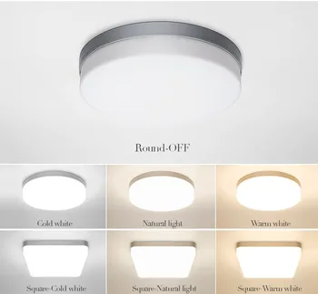 LED stropné svietidlá pre izba 18W 24W 36W 48W Studená Teplá Biela Prírodné svetlo LED svietidlá stropné svietidlá pre osvetlenie v obývacej izbe