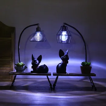Kreatívne LED stolná Lampa Dekorácie Kiki je dodacej Služby, Magic Jiji Mačka Hayao Miyazaki Roztomilé Mačky Domáce Dekorácie Živice Remeslá