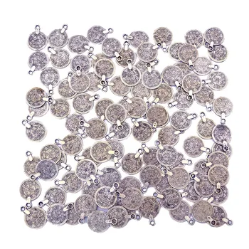 100ks Vintage Mince Kvet Rezbárstvo Korálky DIY Šperky Čo Zistenia Plavidlá