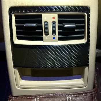 Interiér zadné sedadlo air vent dekoratívne rám kryt výbava Uhlíkových vlákien pre BMW 3 series e90 E92 klimatizácia zásuvky obtlačky