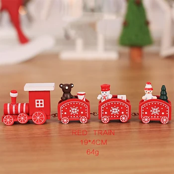 Vianočné Drevené Vianočné Vlak Santa Claus Festival Ornament Domova Deti, Darčeky Pre Deti Hračky, Hračky Pre Deti Vianočné Darčeky