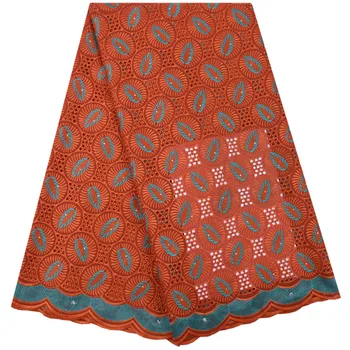 Hot Predaj Afrických Suché Textílie, Čipky Červenej Vysoko Kvalitné Švajčiarske Voile Čipky Švajčiarsko Vysokú Kvalitu Výšivky, Čipky Na Spoločenské Šaty 1747