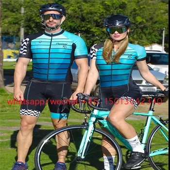 Frenesi pro team triatlon vyhovovali mužov a ženy, páry, cyklistika dres jumpsuit maillot na koni ropa ciclismo nastaviť zelený gél pad