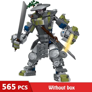 565Pcs Stavebné Bloky Kompatibilné Meche Série Oni Titan Bojovník Roboty Stavebné Bloky Kompatibilné Nastaviť Tehly Hračky pre Deti,