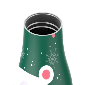 FEIJIAN Vianočné Termosky 350/500/710 ML Pár Kanvica Dva-Farba Fľaša na Vodu Dovolenku Dar Roztomilý Kreslený Vzor