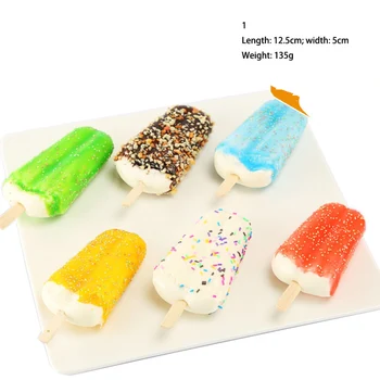 Simulácia chlieb, koláč, zmrzlina rekvizity model PU falošné ice cream ozdoby domov mäkké dekoratívne okno zobrazenie fotografie rekvizity
