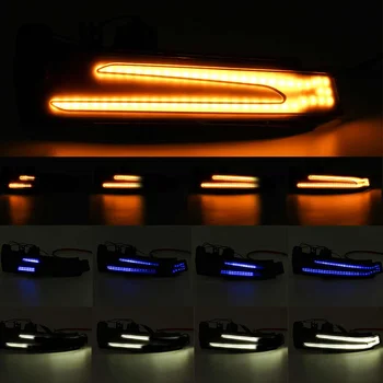 2ks LED Dynamický Zase Signál Svetlo Zrkadlo Indikátor Blinker na Mercedes Benz W176 W246 W204 W212 C117 X156 C204 X117