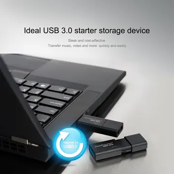 Kingston USB 3.0 Pero Disk 32GB 64GB 128 GB USB Flash Disk Duševné kl ' úč Stick Krúžok Pamäť Flash Memoria USB DT100G3