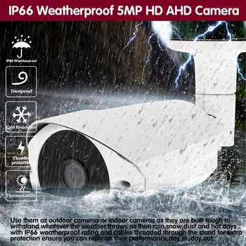 5,0 MP 1080P SONY IMX335 AHD rozpoznanie Tváre Fotoaparát Kovové Bullet IP66 Nepremokavé KAMEROVÝ Bezpečnostný kamerový Vonkajšie Kamery