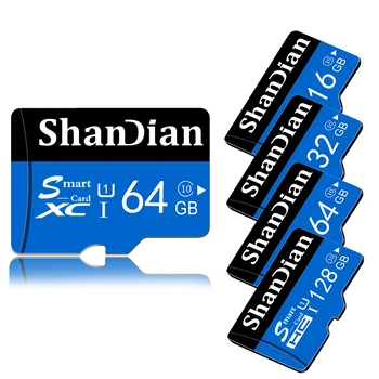 SHANDIAN Pamäťovú Kartu Extreme Pro SDHC/SDXC Karty SD 32GB 64GB 128 GB 8 GB 16 GB C10 Karty pre PC Storage card