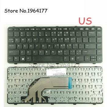 GZEELE NÁS Notebooku, klávesnice pre HP ProBook 430 G2 440 G0 440 G1 440 G2 445 G1 G2 640 G1 645 s rámom anglický Čierne Nové