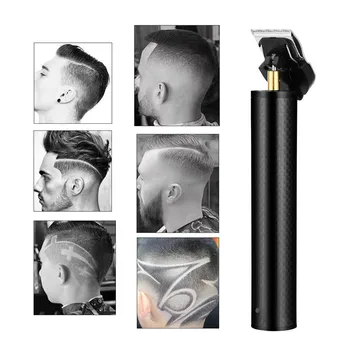 Profesionálny Akumulátorový Zastrihávač Chĺpkov Fúzy na Holenie pre Mužov USB Nabíjanie Holič Vlasy rezací Stroj s Presnej Ocele Cutter Head T9
