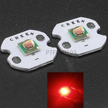 16pcs X 1-3W CREE XP-E XPE Fotografiu Červená 660nm LED tmavo Červená LED Žiarič Didoes na 20 mm/16 mm/14 mm/12 mm/8 mm PCB