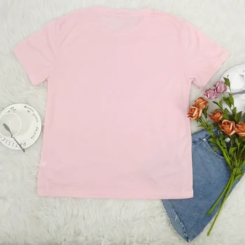 Roztomilý Bee Módne Topy pre Ženy Tshirts Grafické Tlače Biele, Ružové a Plus Veľkosť Bežné Oblečenie, Streetwear Topy pre Ženy Lete roku 2020