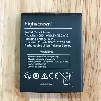ZDONG Vysokej Kvality Zera s batérie pre highscreen Zera s power mobilný telefón