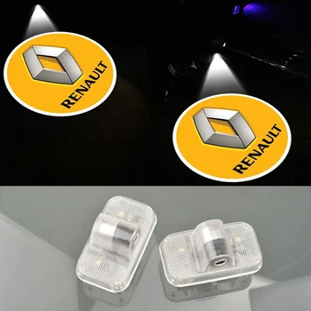 2 ks Vstupu LED Svetlo Dvere Auta Zdvorilosť Lampa Pre Renault Koleos 2016 2013 2012 2011 2010 2009 Projektor