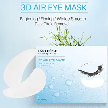 60 Kus 3D Pod Očná Maska Prírodné Hydratačné Gélové Očné Škvrny Odstrániť Tmavé Kruhy Anti-Age Taška Očné Krémy pre Starostlivosť o Pleť