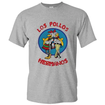2019 pánskej Módy Breaking Bad Tričko LOS POLLOS Hermanos T Shirt Kuracie Bratia Krátke Sleeve Tee Lumbálna Hot Predaj Topy