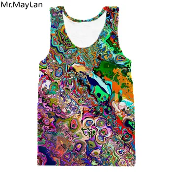 Novú Pieseň Trippy Láska Psychedelic Art 3D Tlač Tričko Muži/ženy Farebné Streetwear Tričko T-shirt Dievčatá Bežné tričko Mužov Oblečenie